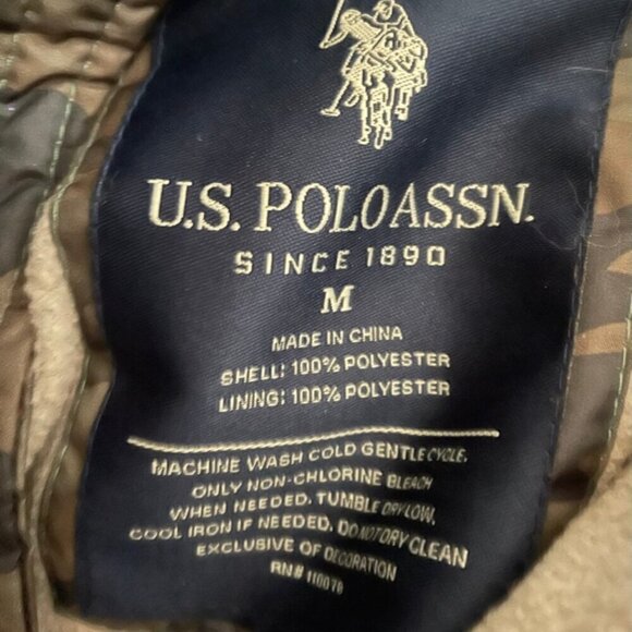 U.S. Polo Assn Winter Camuflauge Jacket Size M - Picture 4 of 16